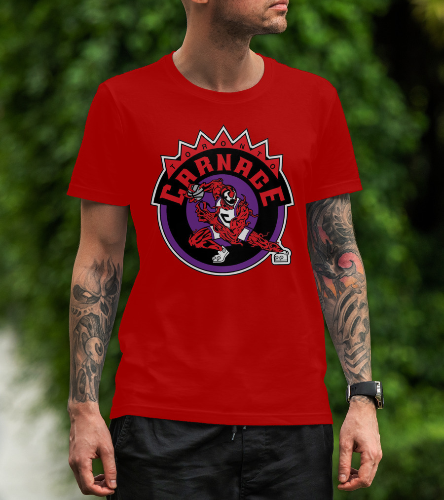 Toronto Carnage NBA Venomous Slam Dunk Apex T-Shirt