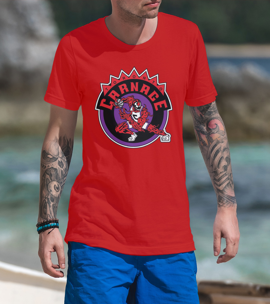 Toronto Carnage NBA Venomous Slam Dunk Apex T-Shirt