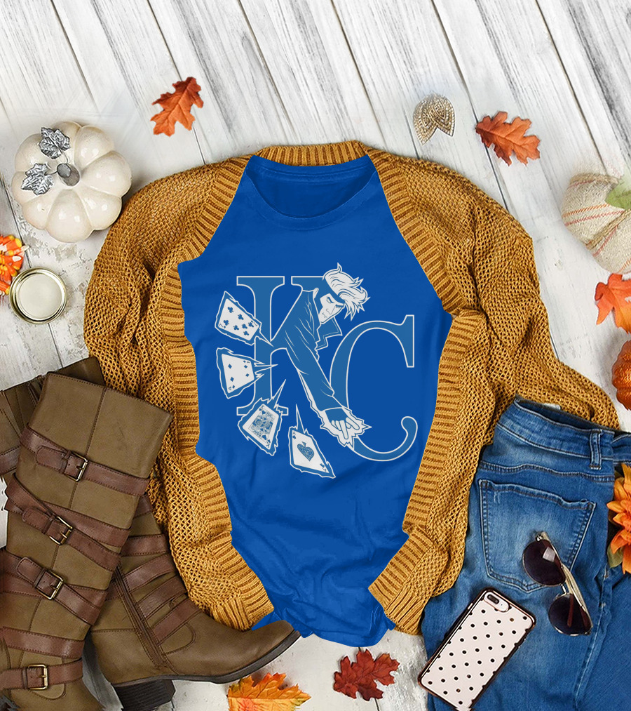 Kansas City Gambits MLB Playing Cards KC T-Shirt