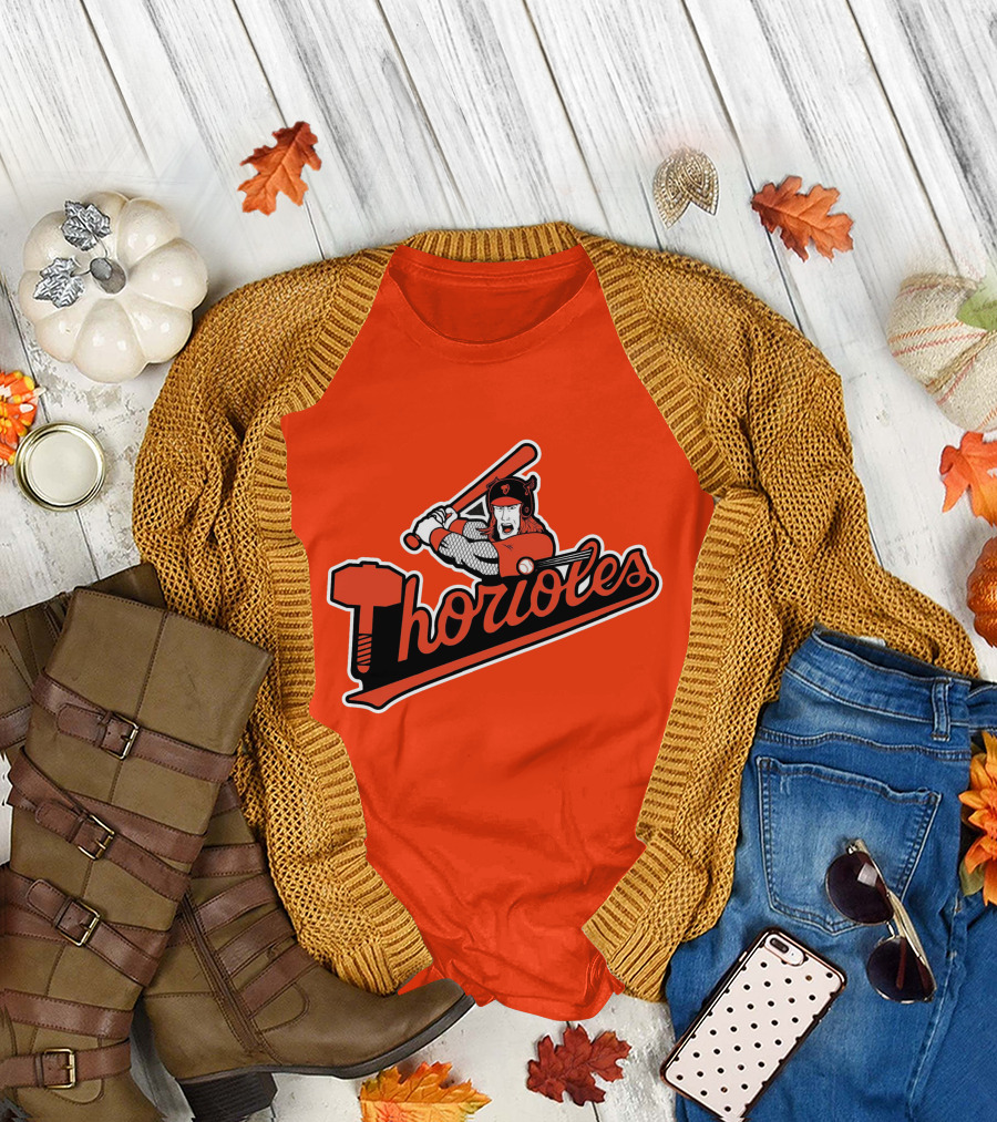 Baltimore Thorioles MLB Thor Baseball T-Shirt