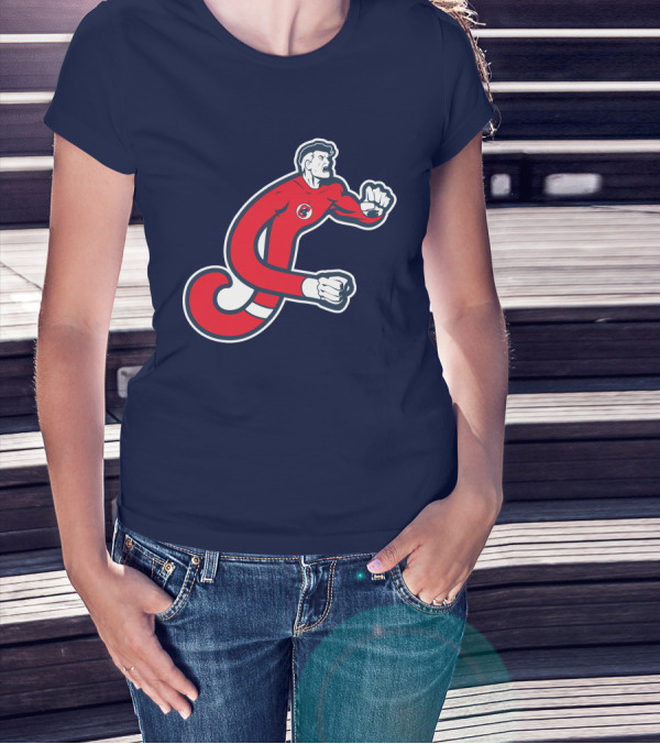 Cleveland Mr. Fantastics MLB Stretching Superhero T-Shirt