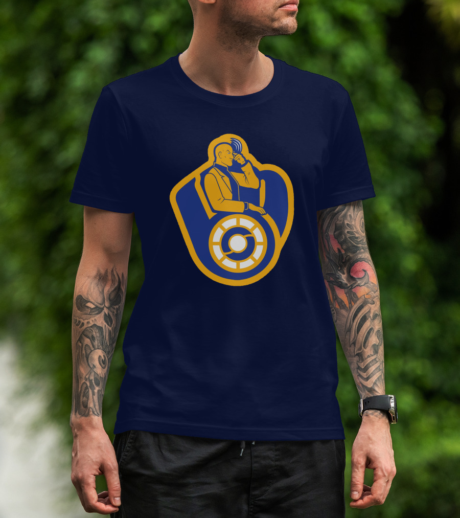 Milwaukee Professor X MLB Brewers Mashup T-Shirt