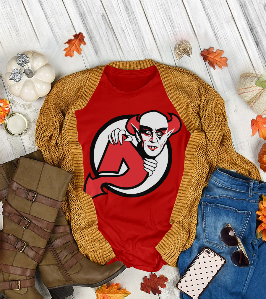 New Jersey Devils Nosferatu NHL T-Shirt