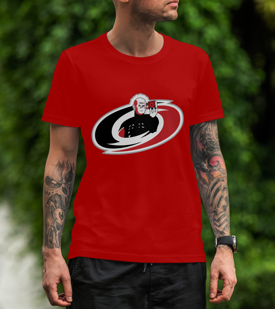 Carolina Hellraisers NHL Horror-Themed Hockey T-Shirt
