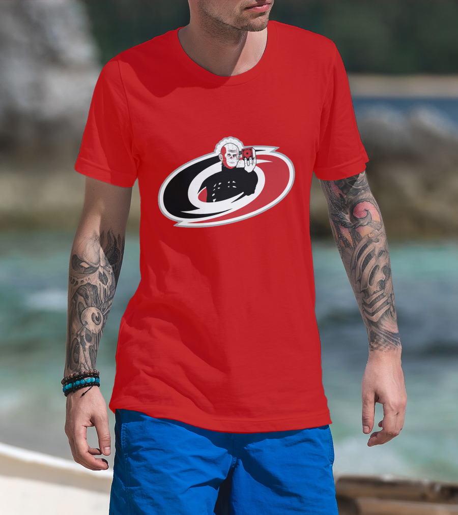 Carolina Hellraisers NHL Horror-Themed Hockey T-Shirt