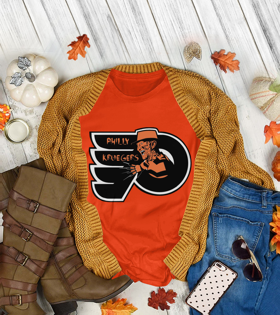 Philly Kruegers NHL Horror Hockey Fusion T-Shirt