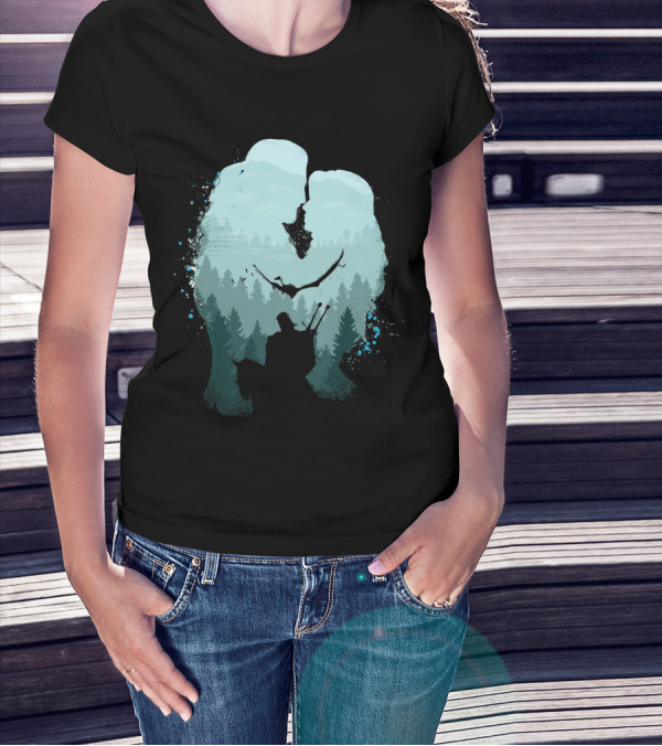 Wild Forces Hunter's Journey In Forest T-Shirt