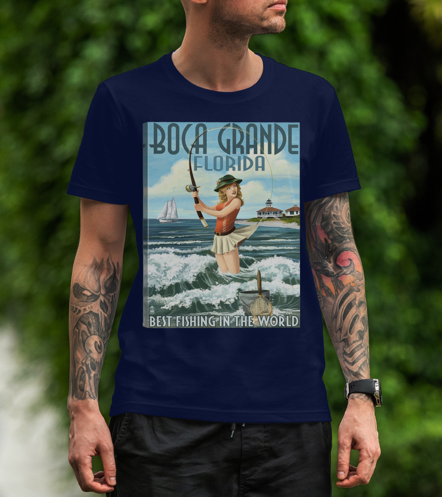 Boca Grande Florida Best Fishing In The World T-Shirt