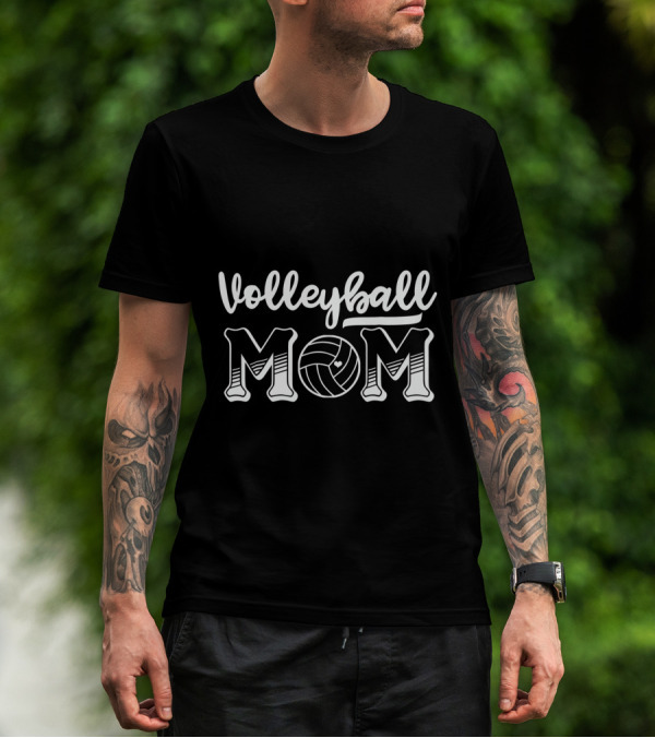 Volleyball Mom Volleyball With Heart T-Shirt
