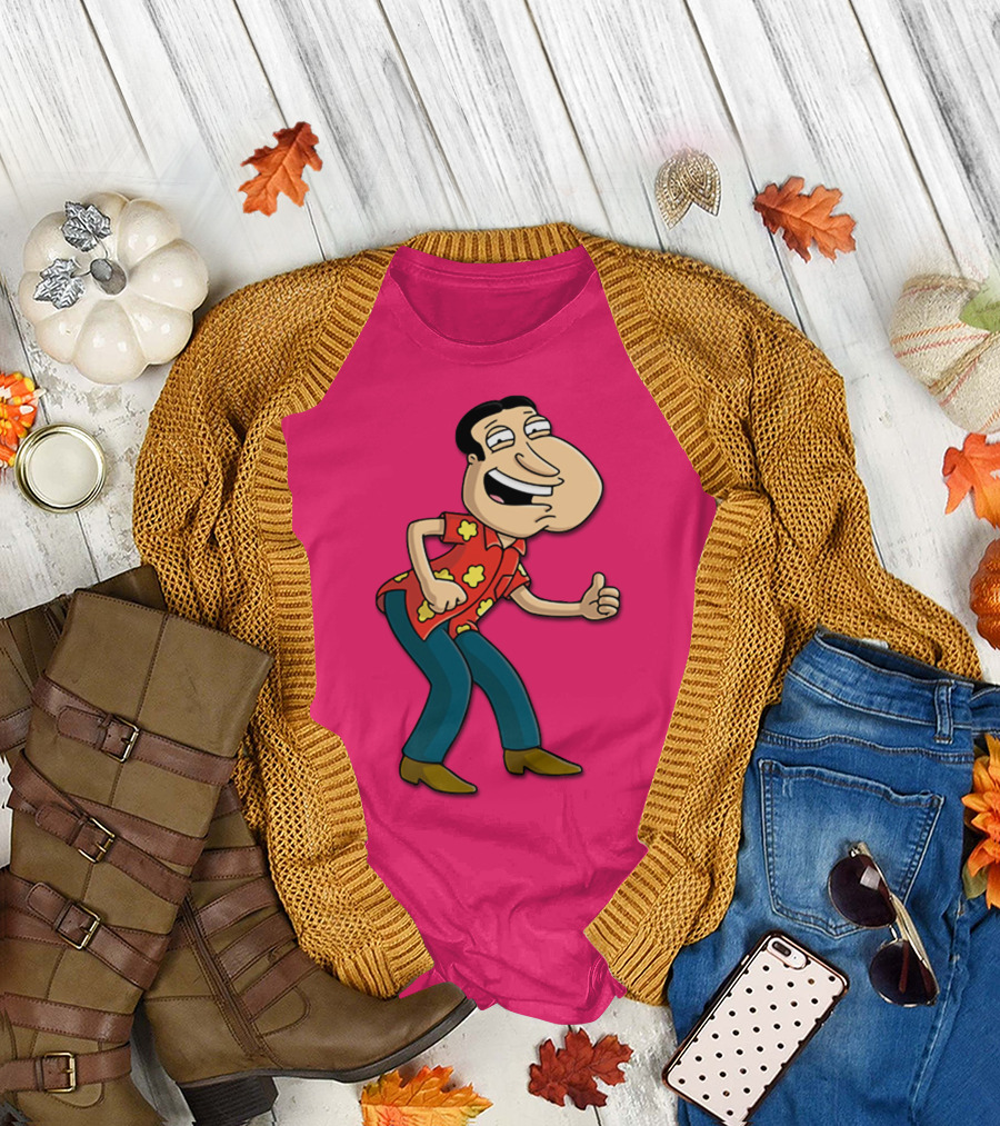 Glenn Quagmire Family Guy Thumbs Up Hawaiian Shirt Character T-Shirt