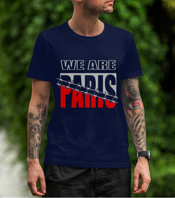 WE ARE PARIS Barbed Wire T-Shirt
