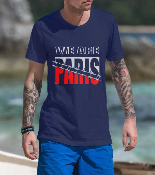 WE ARE PARIS Barbed Wire T-Shirt