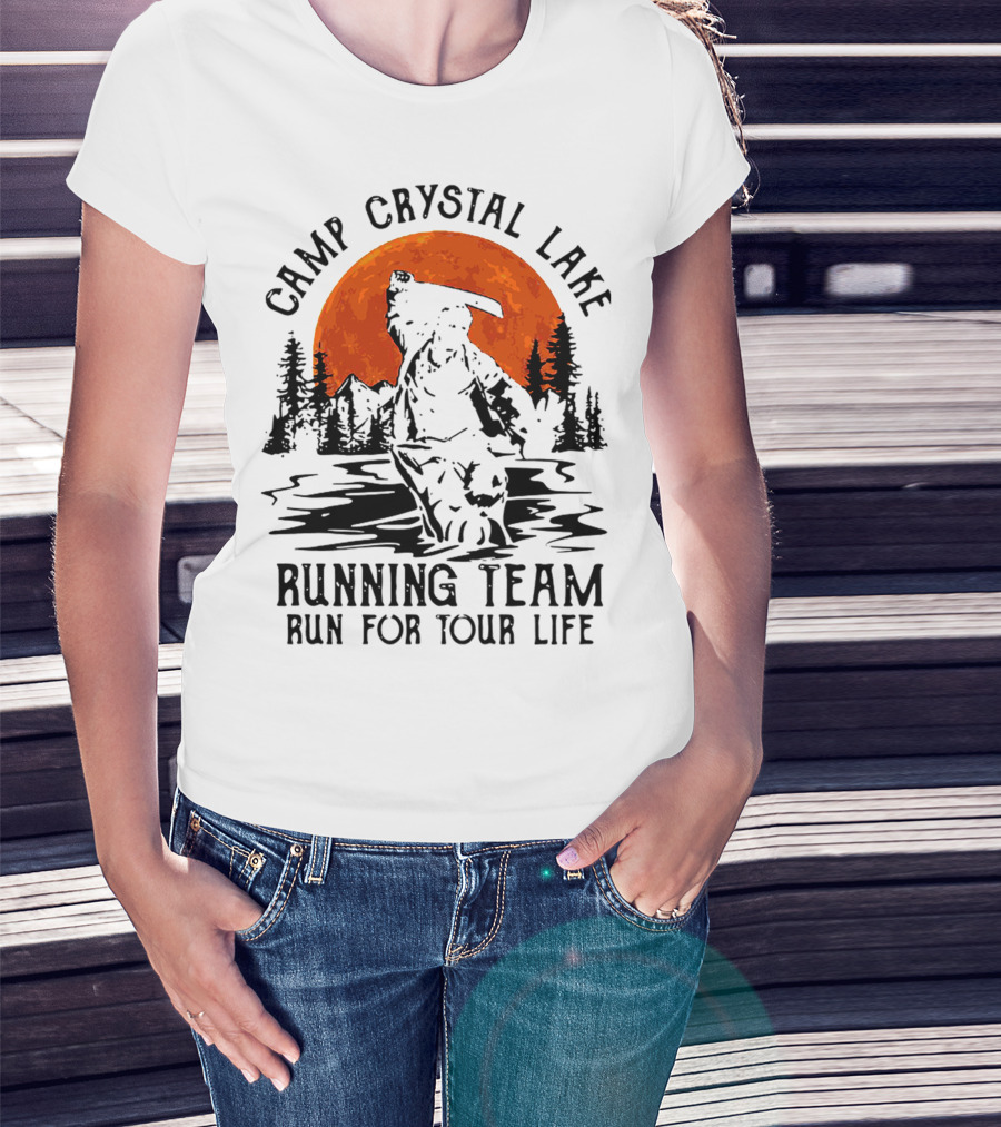 Camp Crystal Lake Running Team Run For Your Life T-Shirt