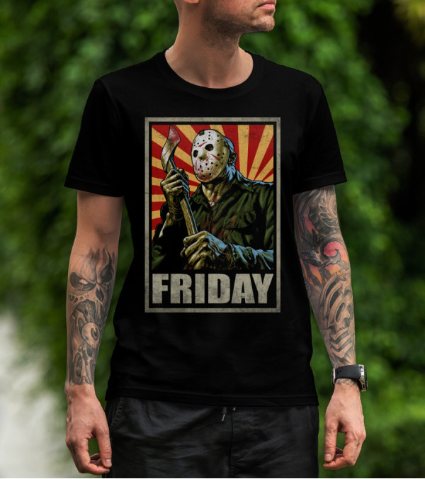 Jason Voorhees Friday Retro Horror T-Shirt