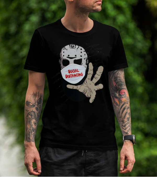Jason Mask Social Distancing T-Shirt