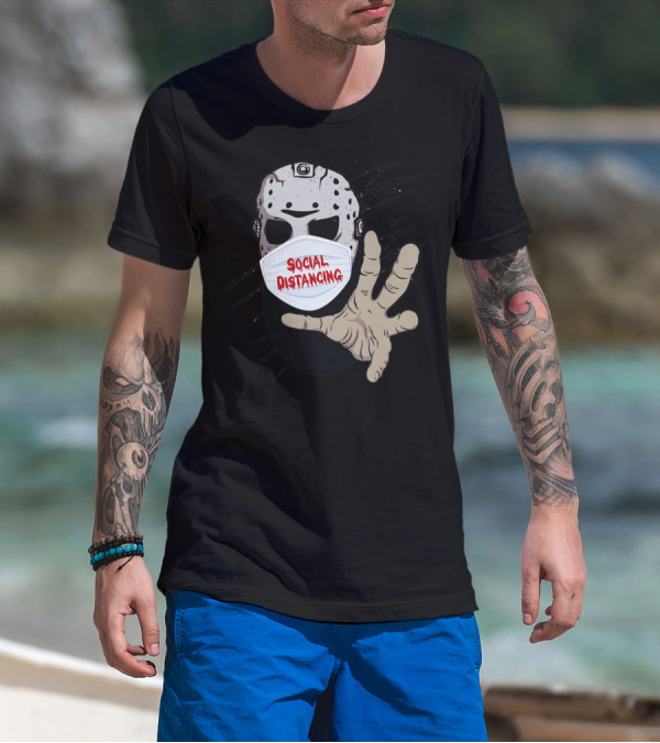 Jason Mask Social Distancing T-Shirt