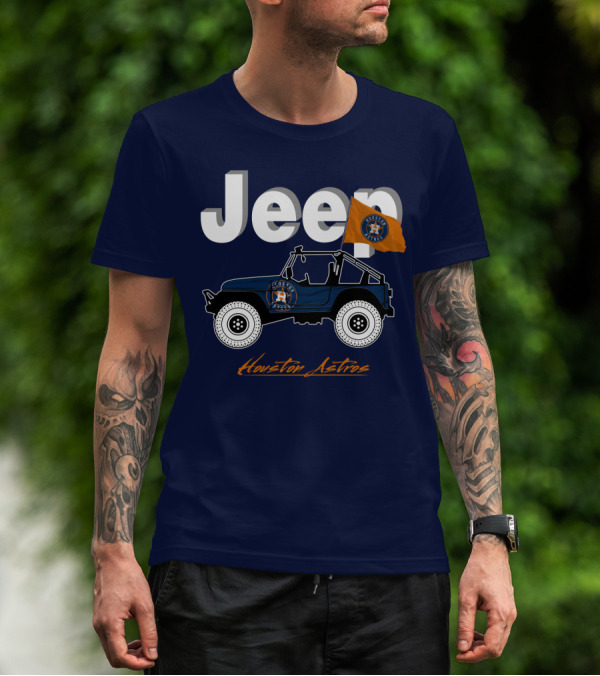 Jeep Houston Astros Flag T-Shirt