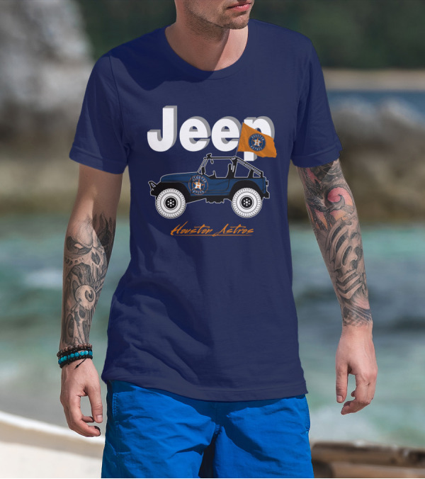 Jeep Houston Astros Flag T-Shirt