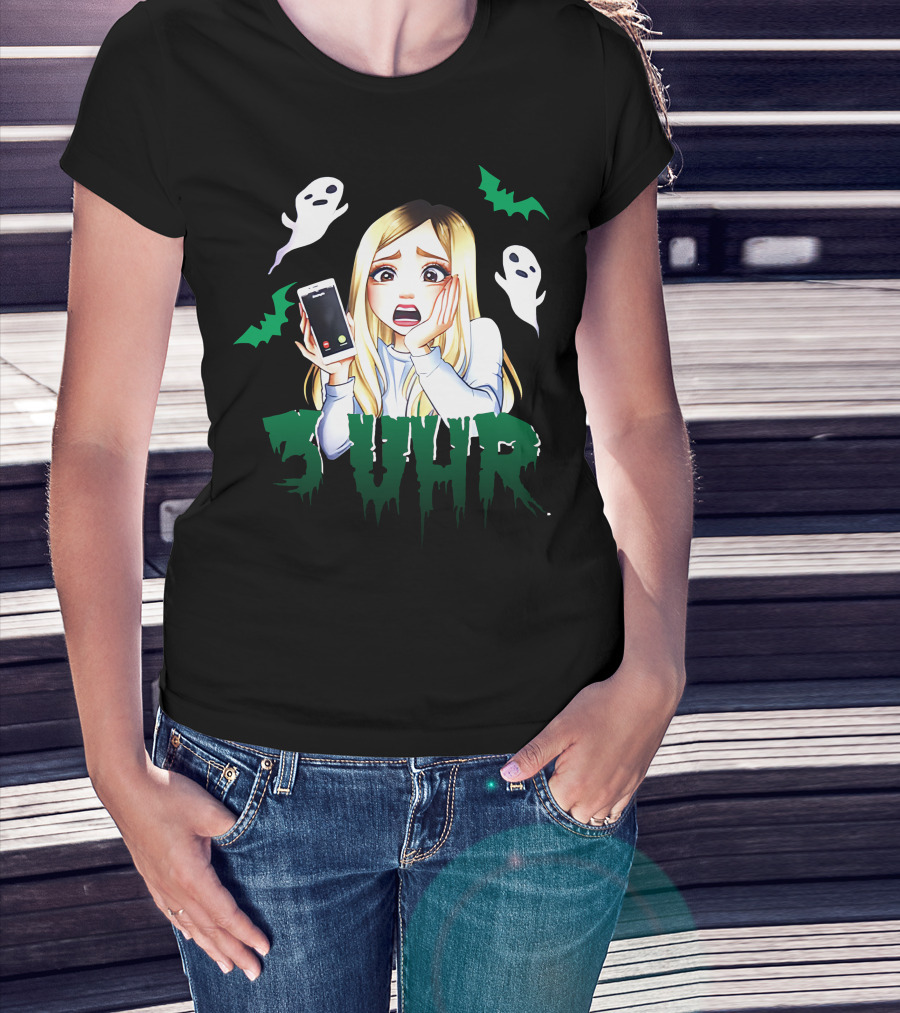 Rebekah Wing 3 Uhr Nachts Ghosts And Bats Phone Scare T-Shirt