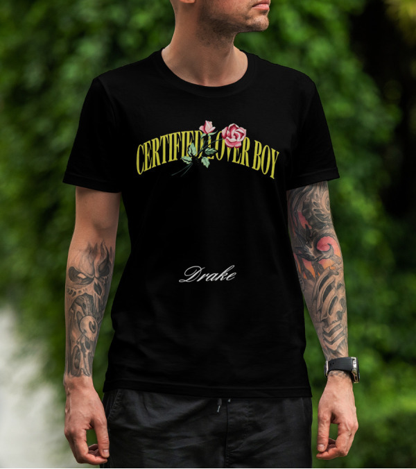 Certified Lover Boy Drake Roses T-Shirt