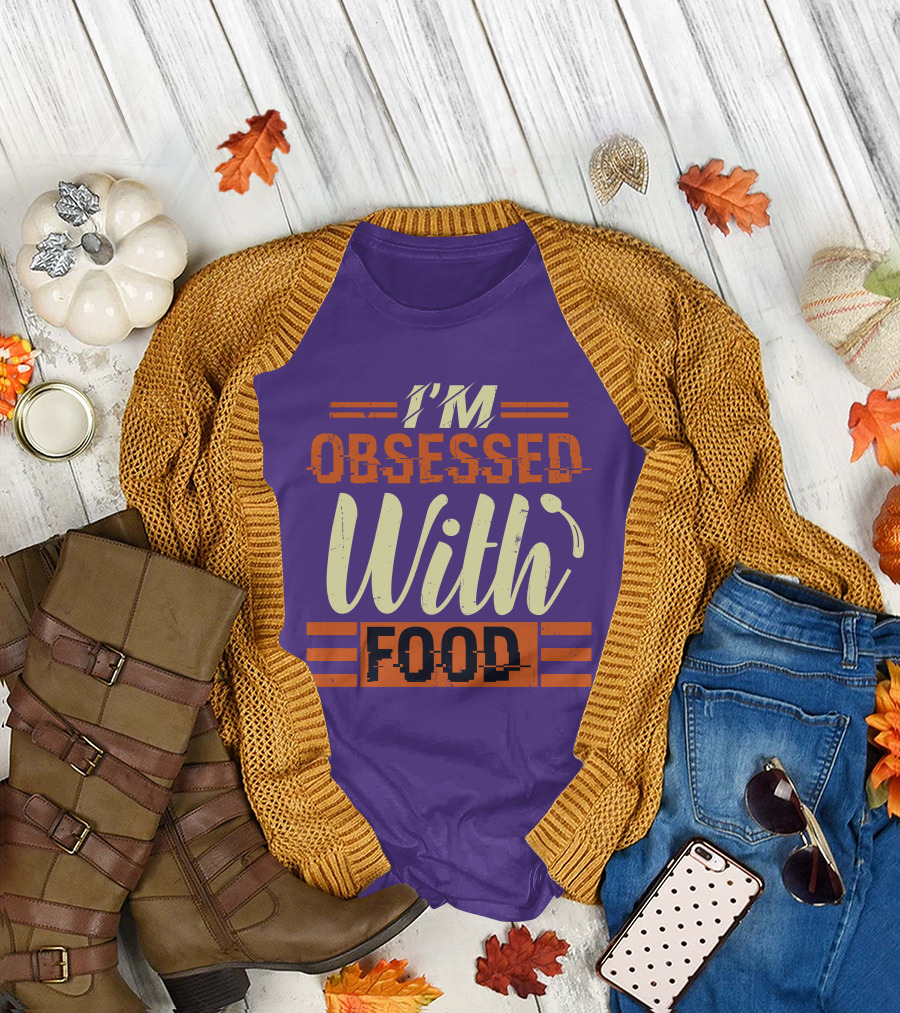 I’m Obsessed With Food Orange T-Shirt