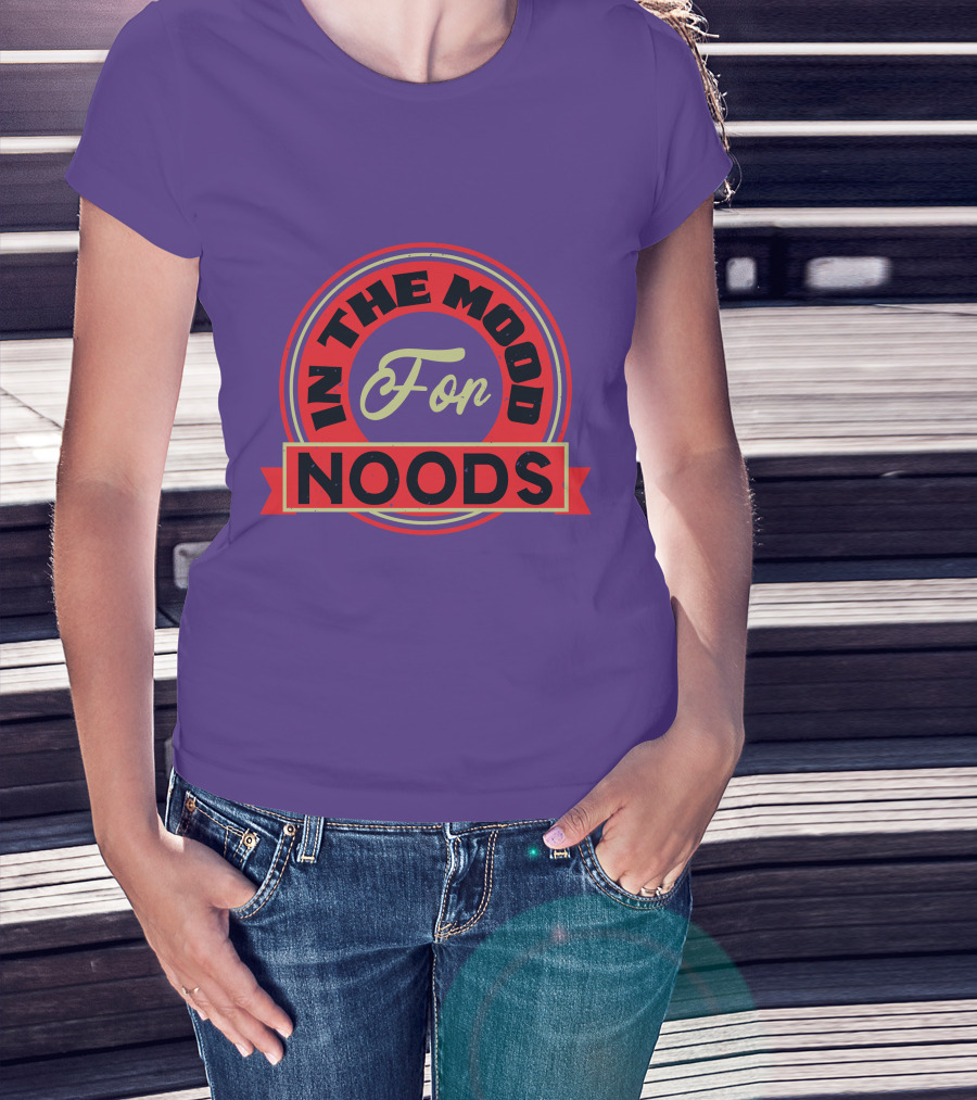 In The Mood For Noods Circle Emblem T-Shirt