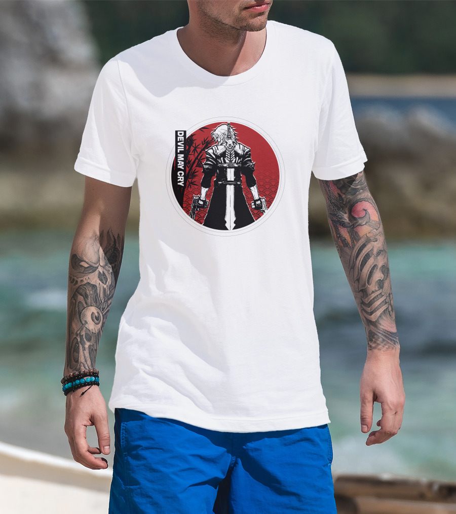 DEVIL MAY CRY Red Circle Character T-Shirt