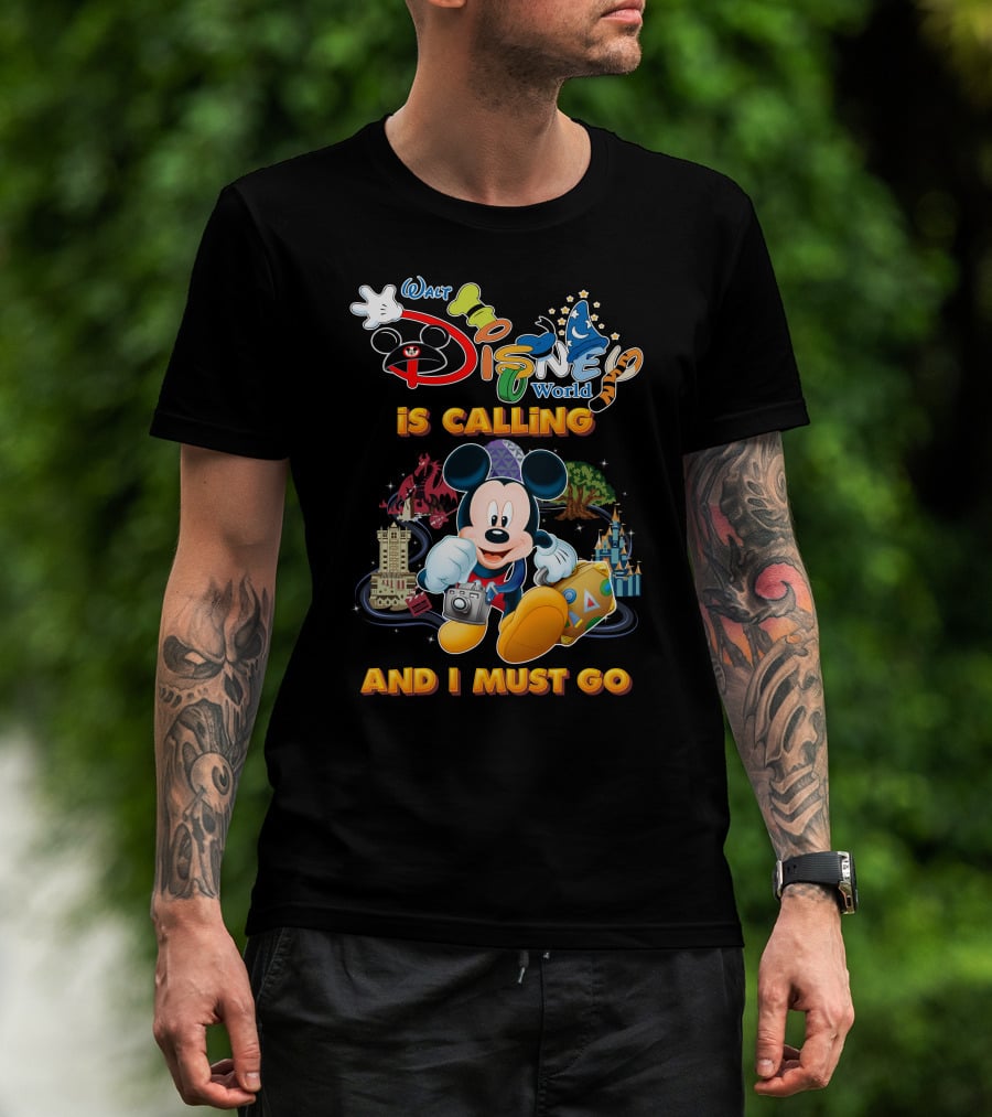 Walt Disney World Is Calling And I Must Go Mickey Mouse Adventure T-Shirt