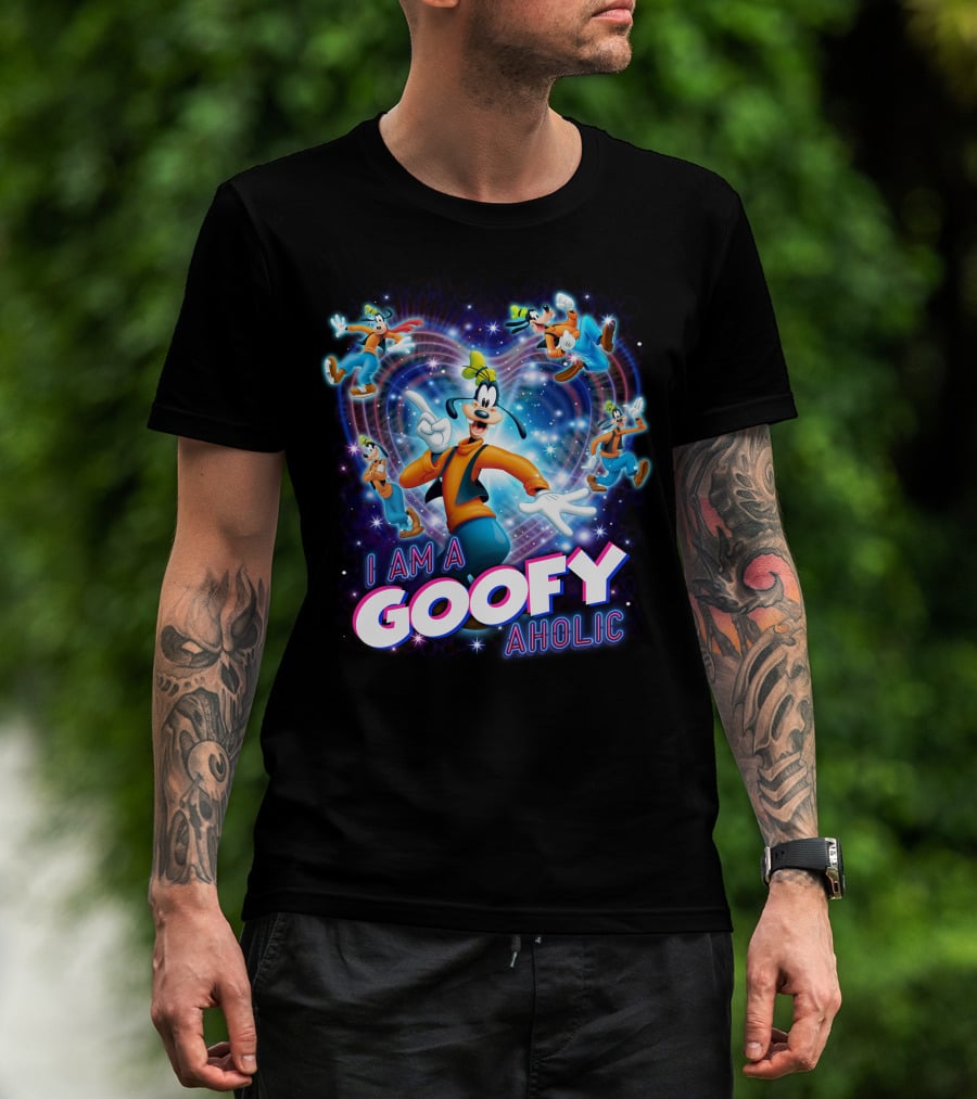 I Am A Goofy Aholic Disney Character Fan Tribute T-Shirt
