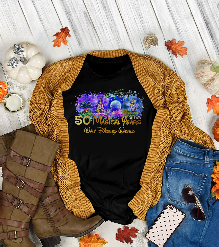 50 Magical Years Walt Disney World 1971-2021 T-Shirt