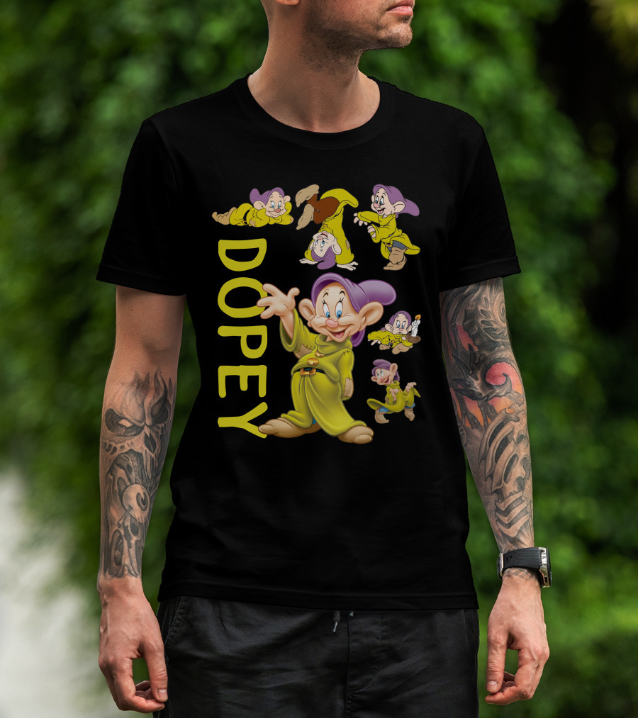 Dopey Seven Dwarfs Character Variations Disney T-Shirt