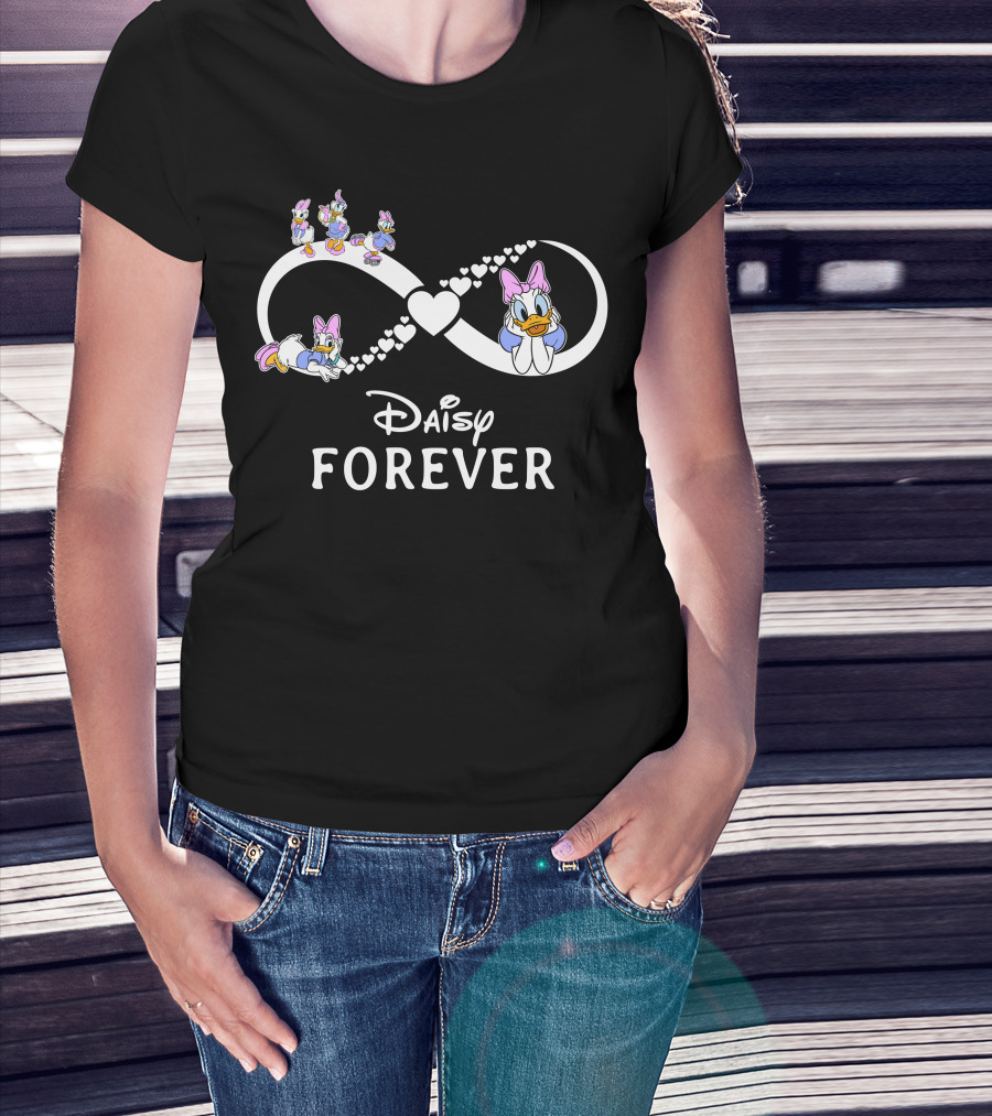 Daisy Forever Infinity Heart And Characters T-Shirt