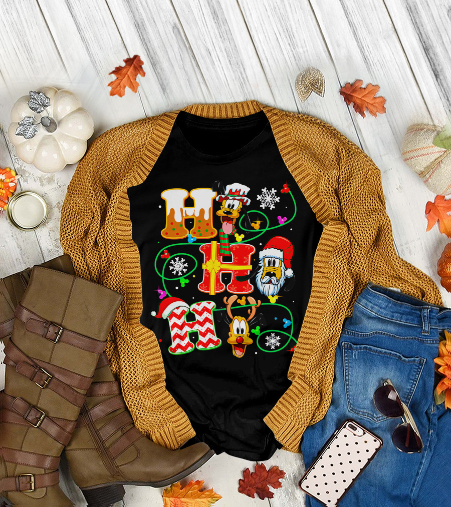 Ho Ho Ho Pluto Christmas Magic T-Shirt