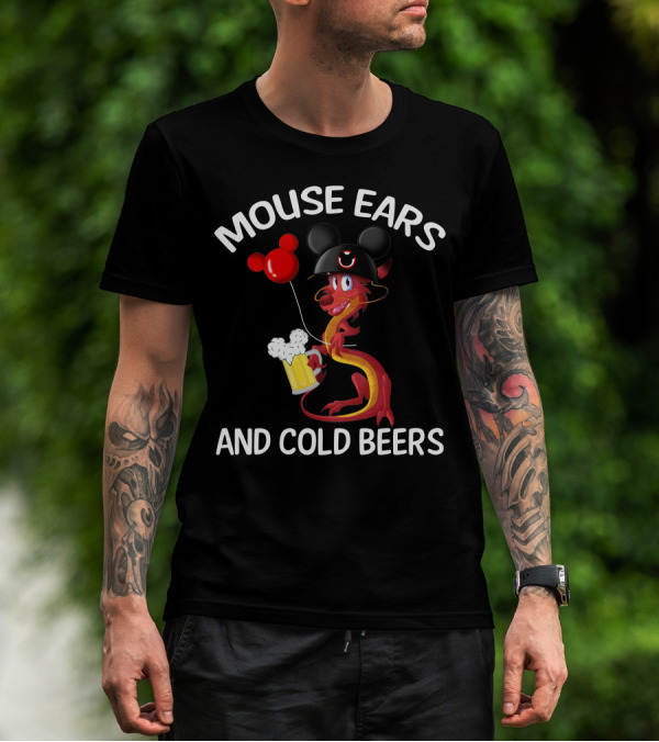 Mushu Mouse Ears And Cold Beers T-Shirt