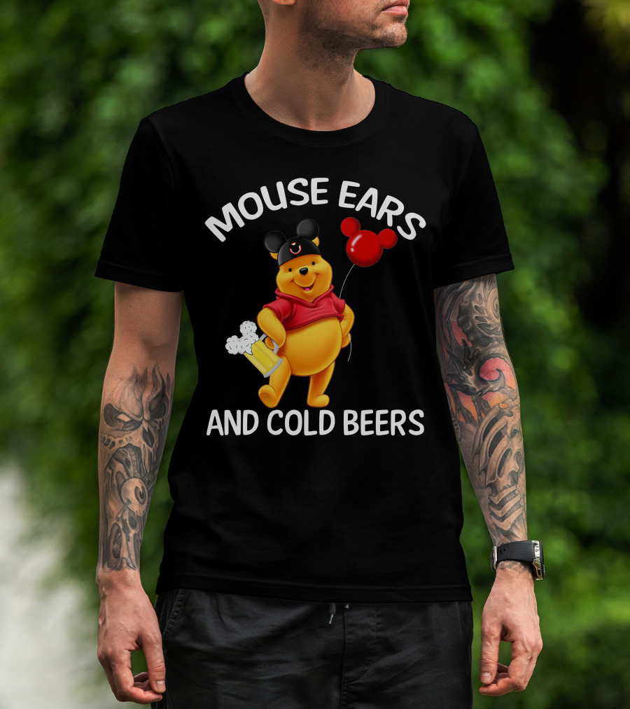 Mouse Ears And Cold Beers Balloon And Mug T-Shirt