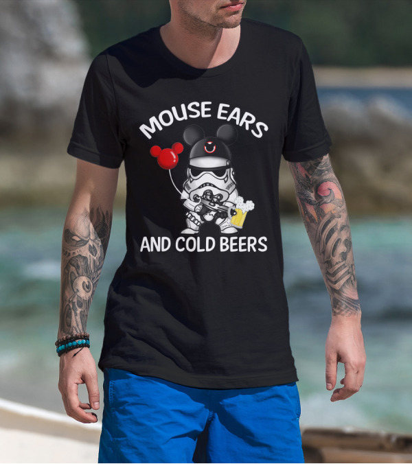 Mouse Ears And Cold Beers Stormtrooper T-Shirt