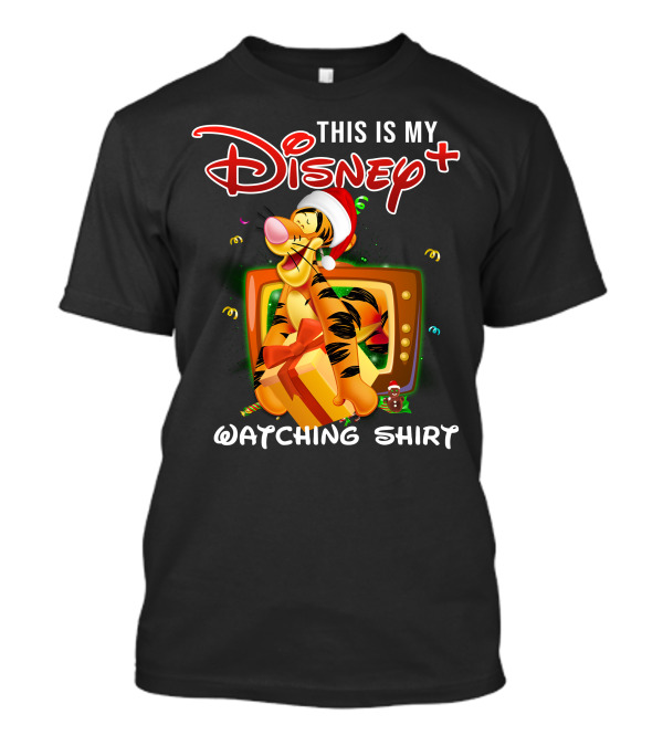 This Is My Disney+ Tigger Watching T-Shirt