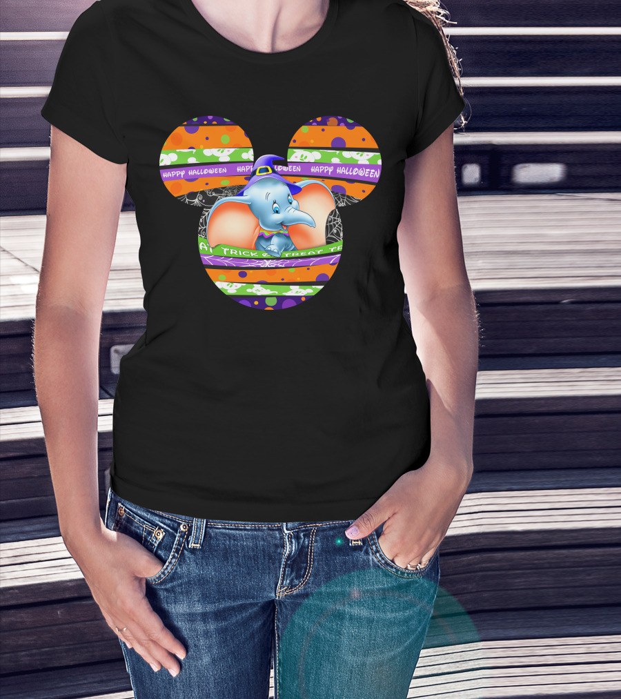 Dumbo Happy Halloween Mickey Trick Or Treat T-Shirt