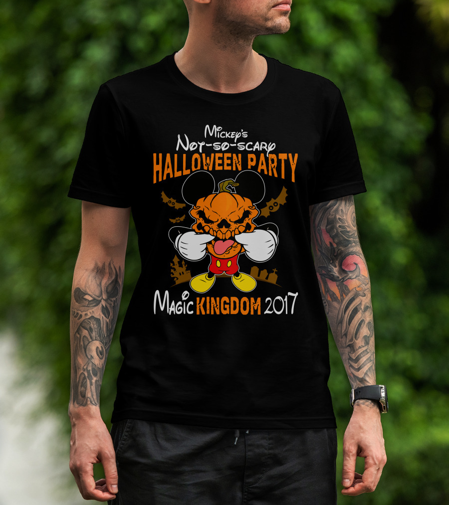 Mickey's Not-So-Scary Halloween Party Magic Kingdom 2017 T-Shirt
