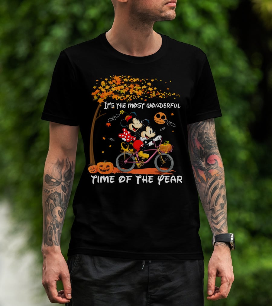 It's The Most Wonderful Time Of The Year Halloween Mickey Minnie T-Shirt