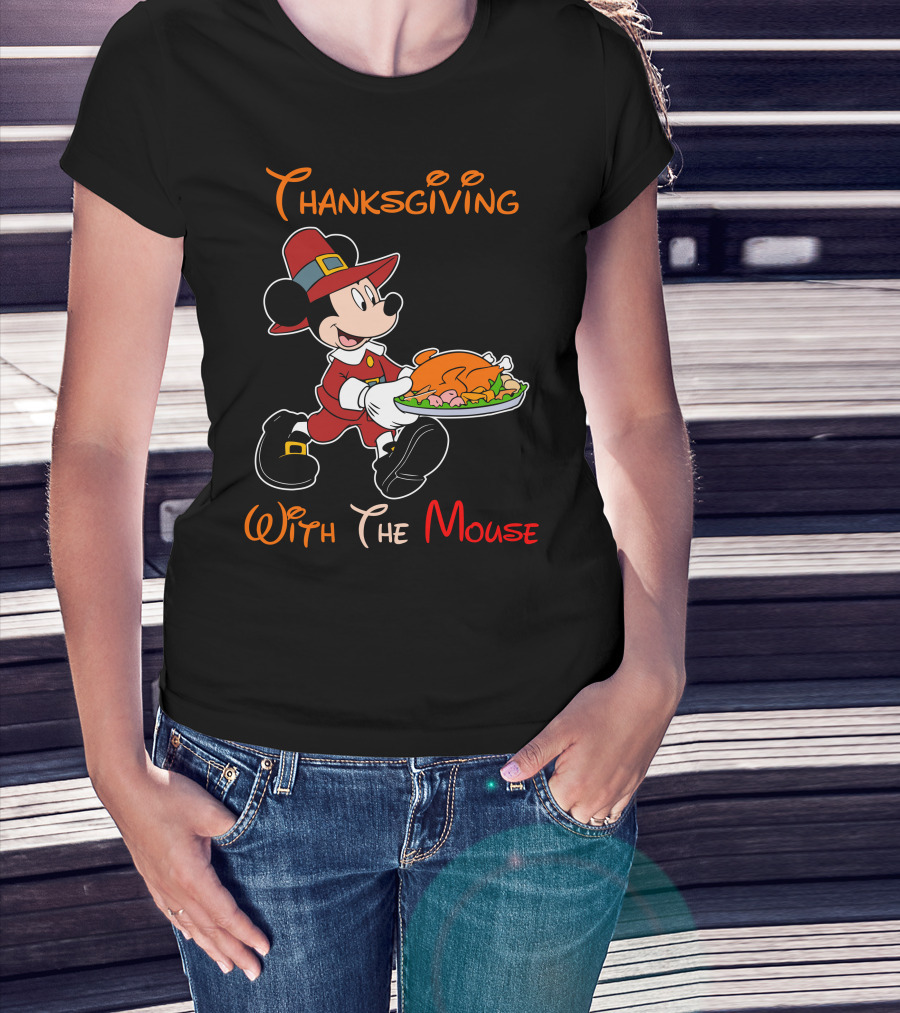 Thanksgiving With The Mouse T-Shirt