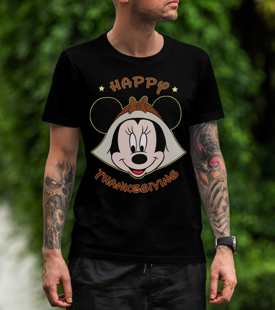 Happy Thanksgiving Minnie Mouse T-Shirt