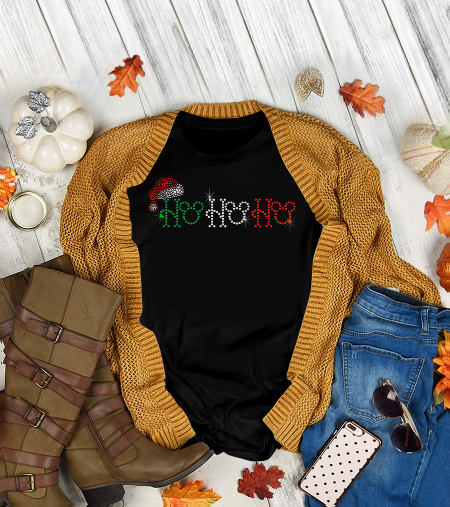 Ho Ho Ho Santa Hat Christmas T-Shirt