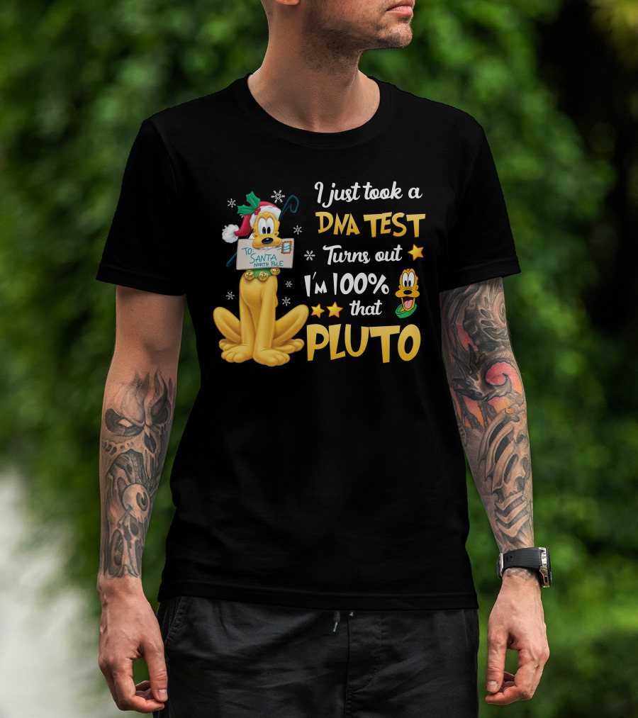 I Just Took A Dna Test Turns Out I'm 100% That Pluto Santa North Pole T-Shirt