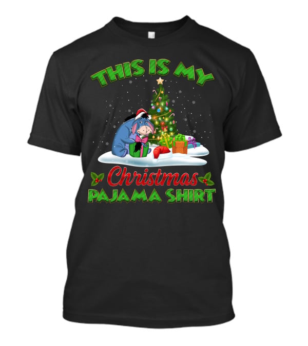 This Is My Christmas Pajama Shirt Eeyore T-Shirt