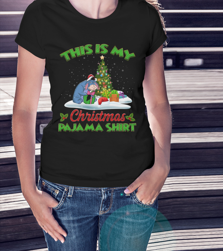 This Is My Christmas Pajama Shirt Eeyore T-Shirt