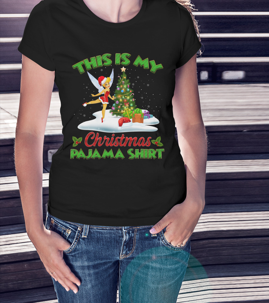 This Is My Christmas Pajama Shirt Tinker Bell T-Shirt