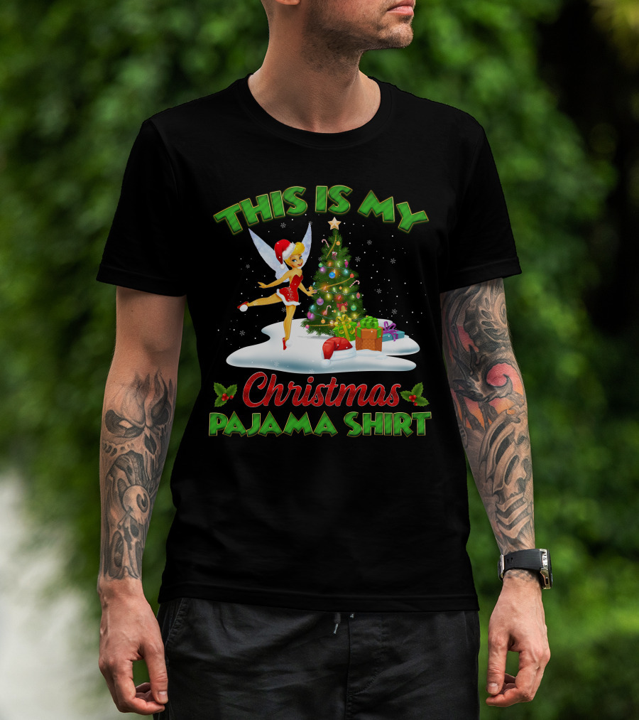 This Is My Christmas Pajama Shirt Tinker Bell T-Shirt
