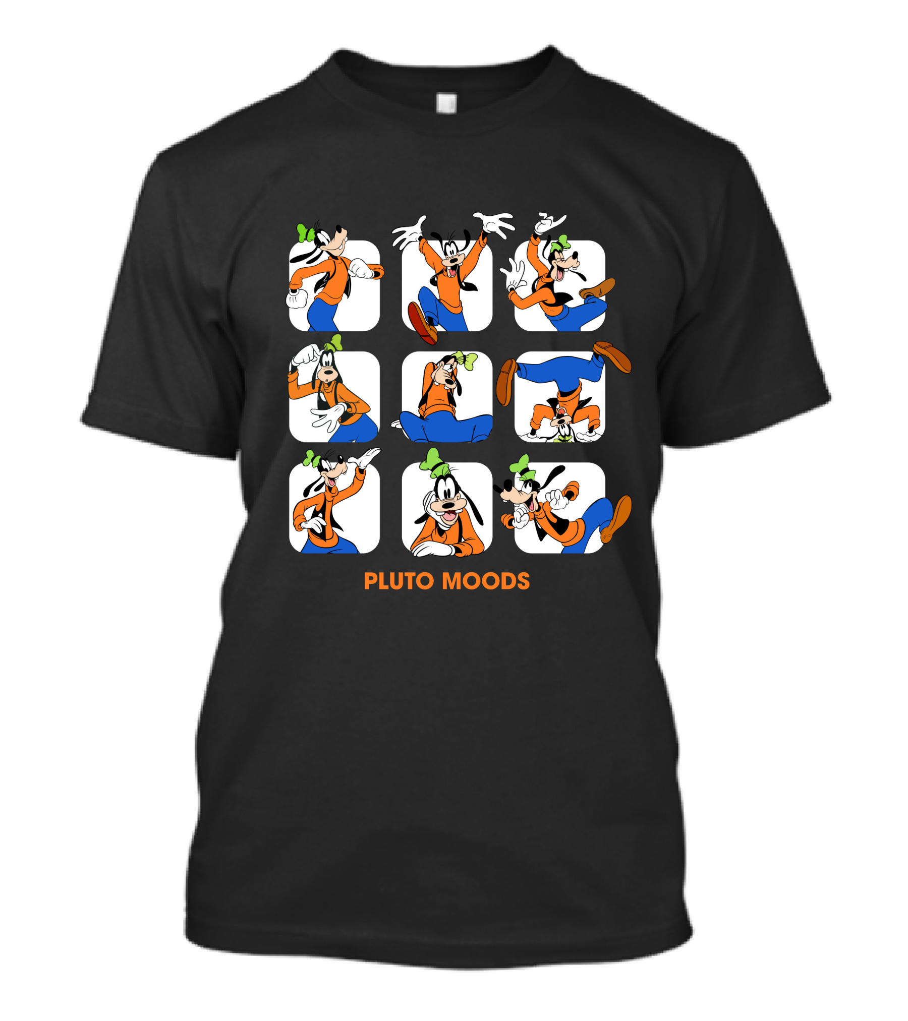 Goofy Pluto Moods Nine Expressions T-Shirt