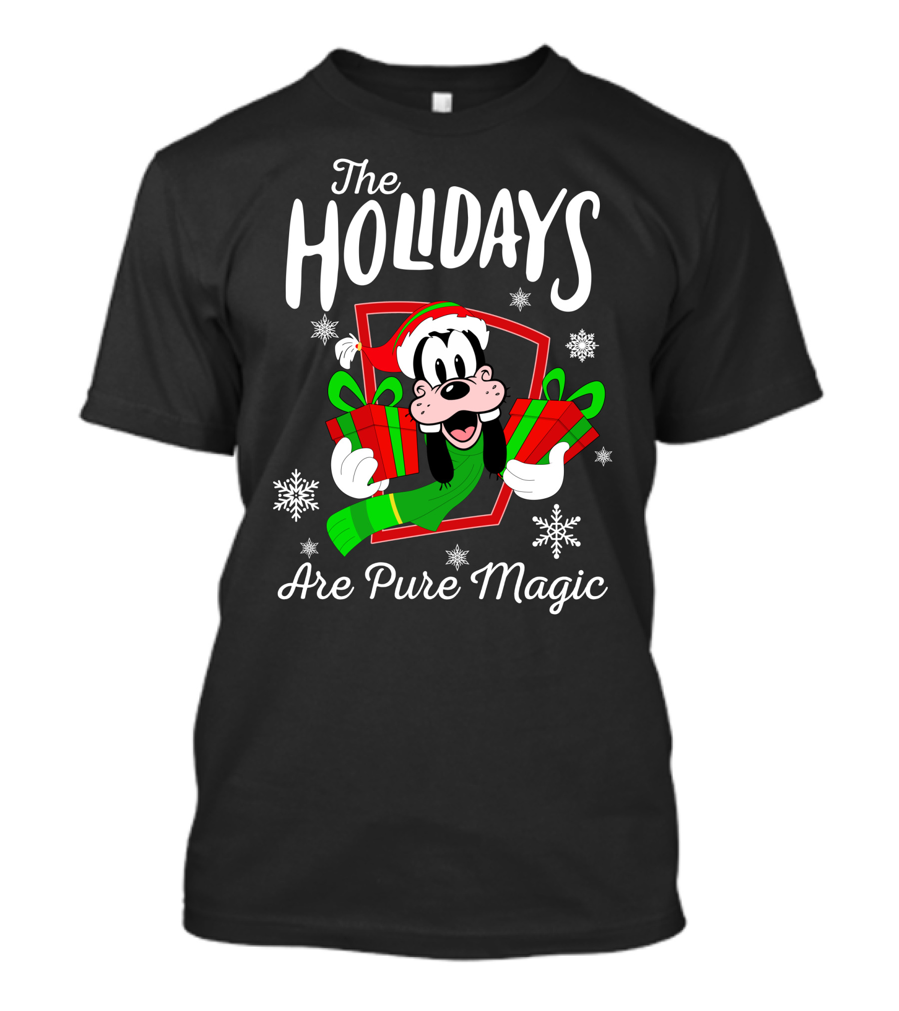 The Holidays Are Pure Magic Goofy Christmas T-Shirt